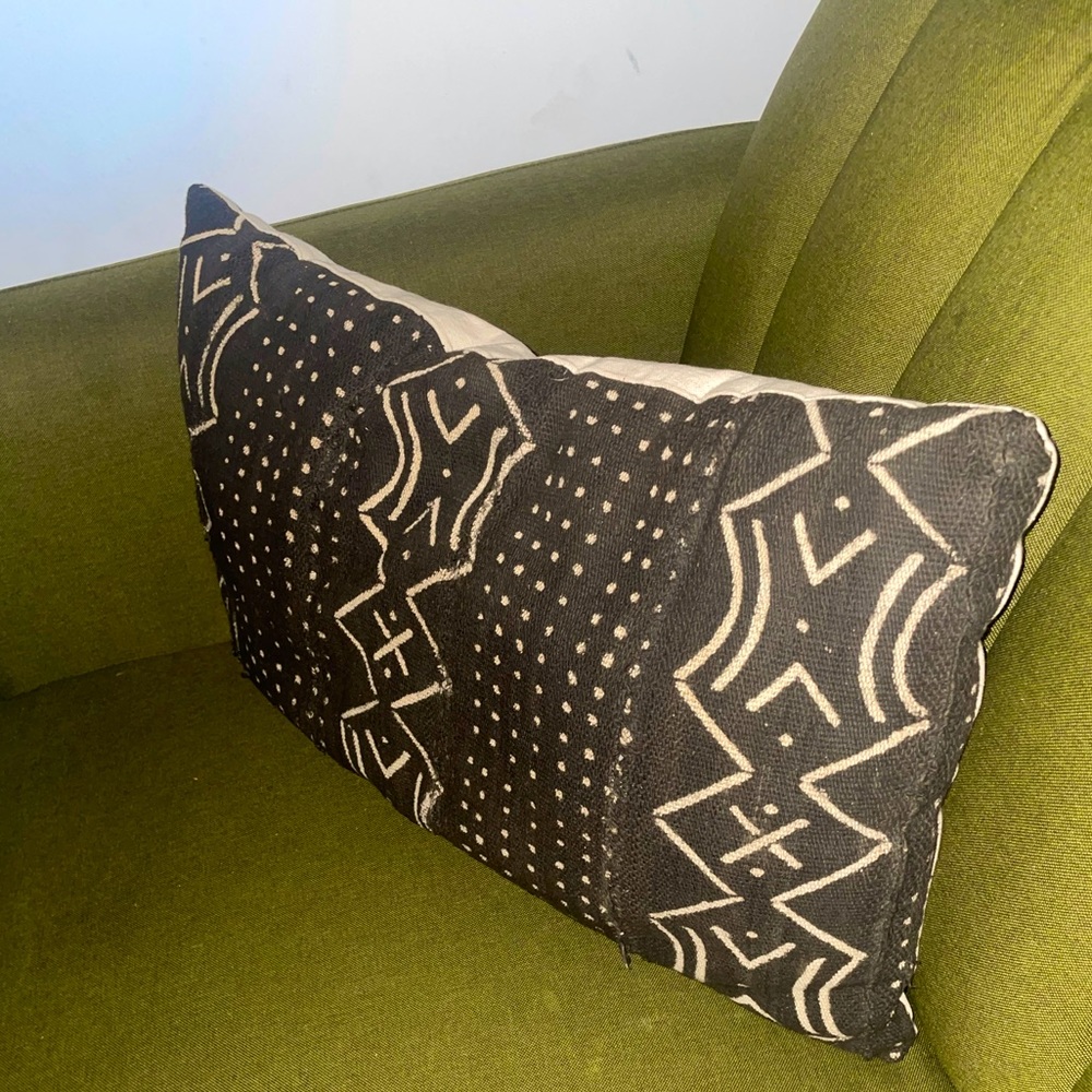 African print pillow
